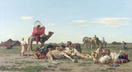 Nómadas en el desierto, 1861